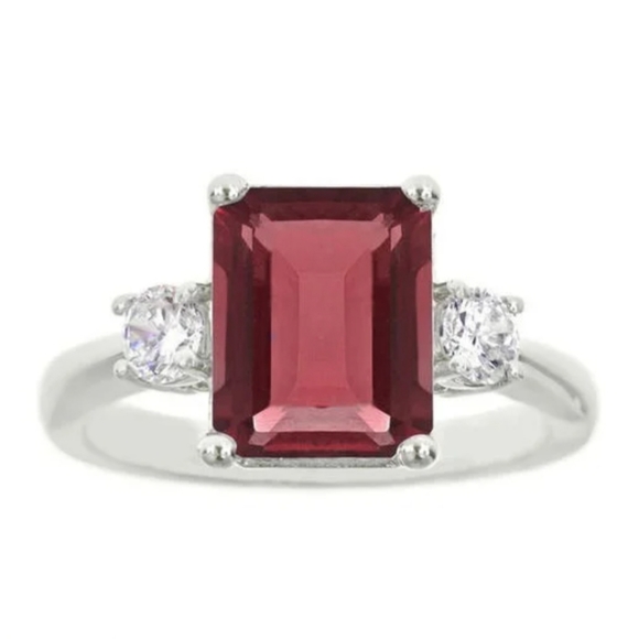 Lab Created Ruby Ring - Picture 4 of 4